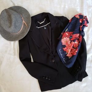 White House Black Market Blazer Black